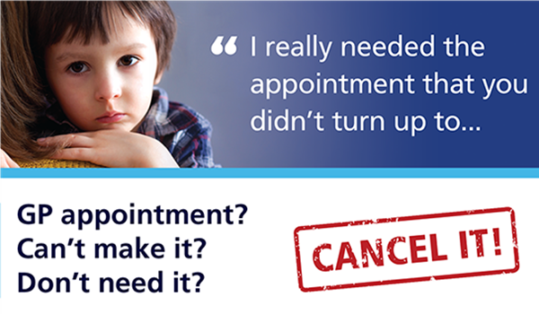 Boy hugging adult, needing appointment